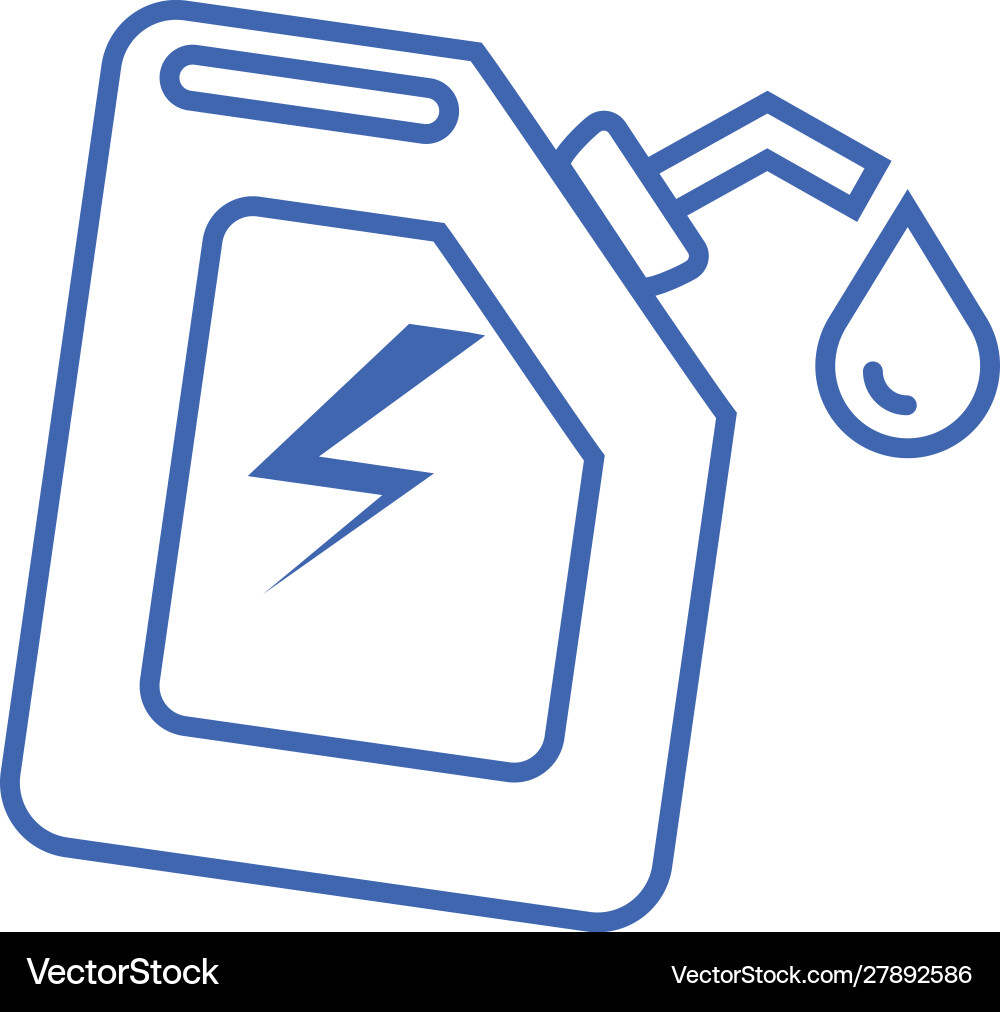 Isolated oil can icon line design Royalty Free Vector Image