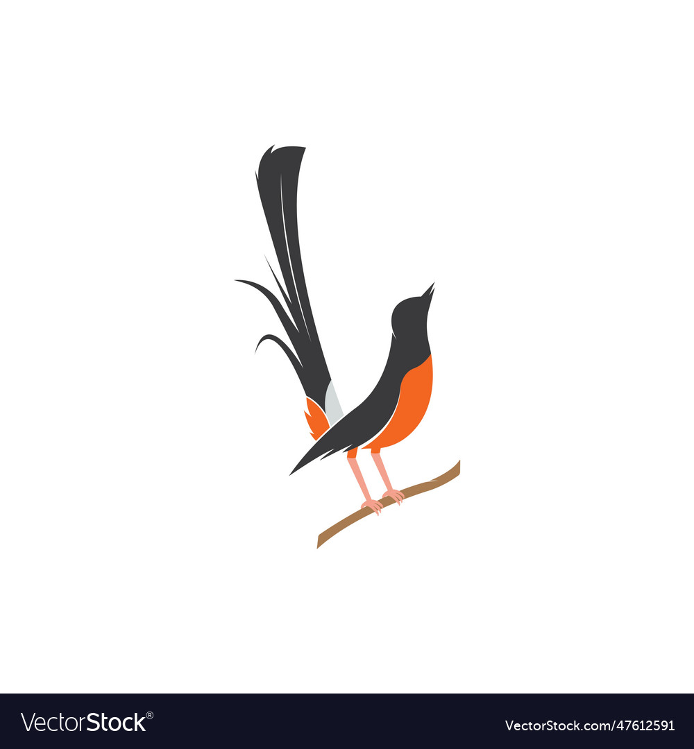 Murai bird logo Royalty Free Vector Image - VectorStock