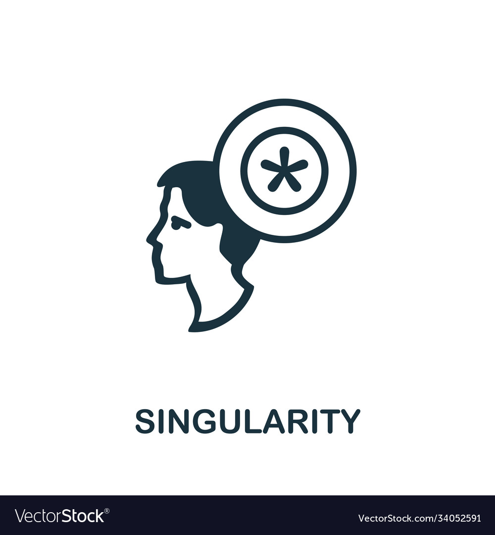 Singularity icon creative simple design from