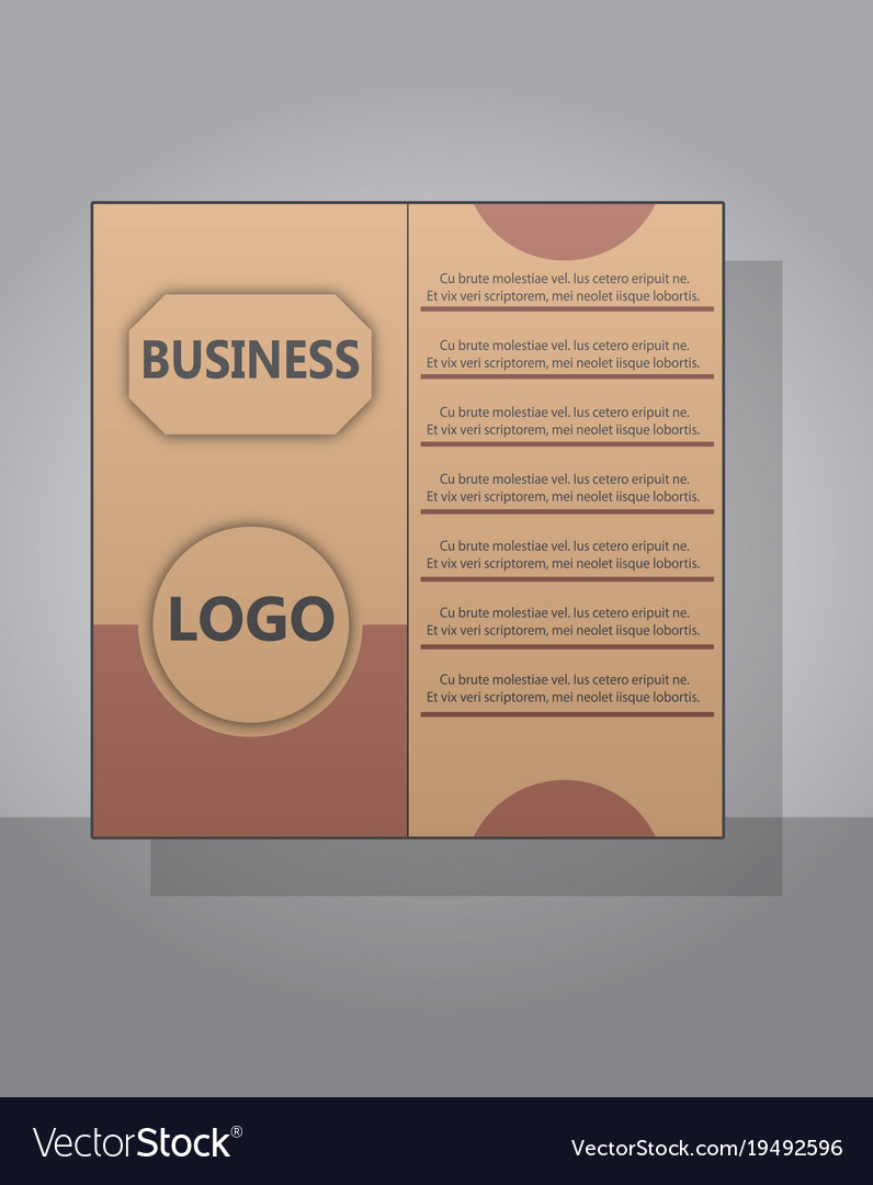 Abstract flyer design background brochure template