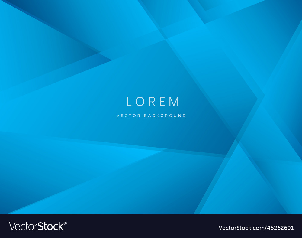 Abstract blue triangle overlapping layer