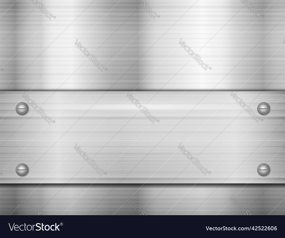 Metal background Royalty Free Vector Image - VectorStock