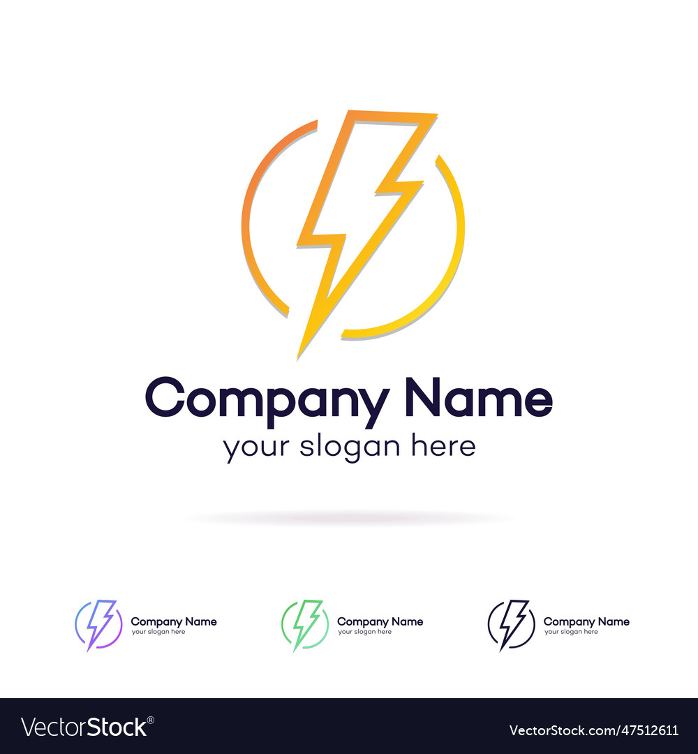 Energy logotype Royalty Free Vector Image - VectorStock