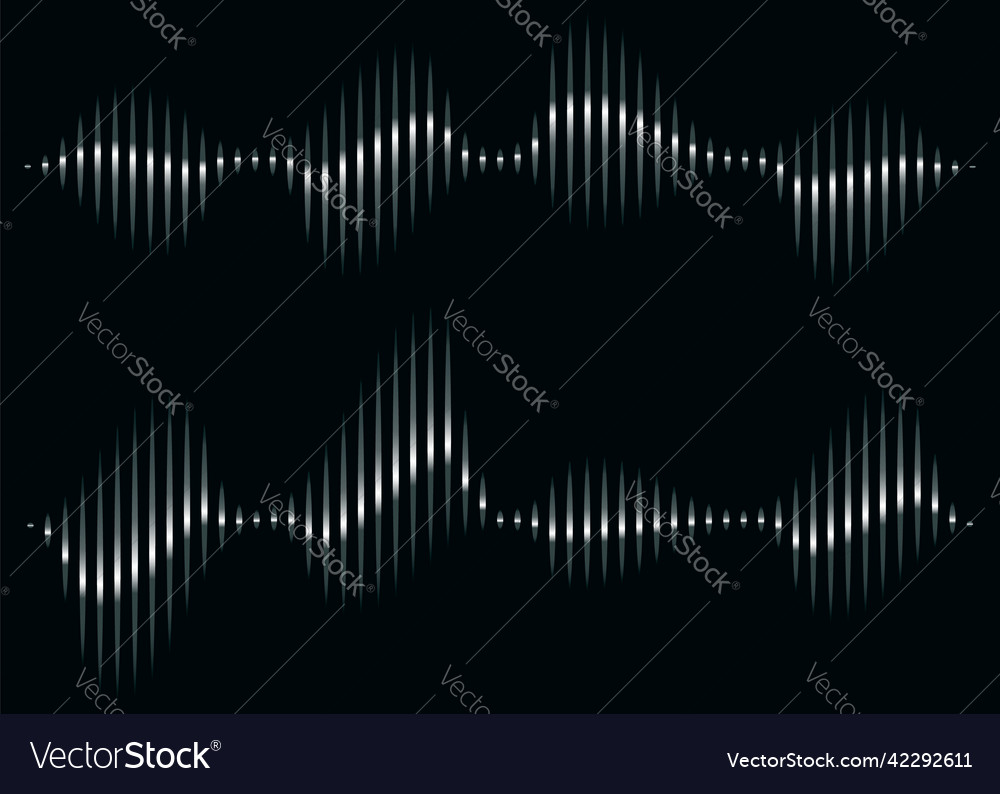 Sound wave rhythm abstract music pulse background Vector Image