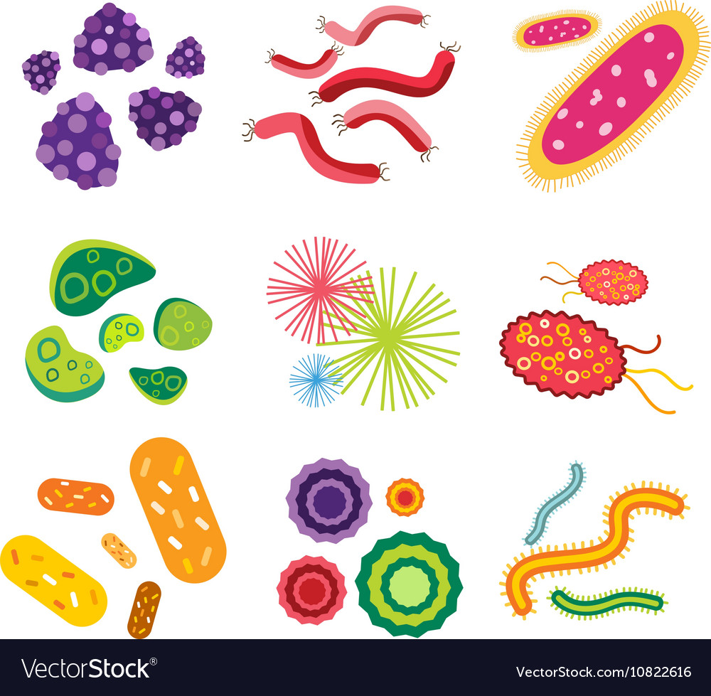 Bacteria virus icon Royalty Free Vector Image - VectorStock