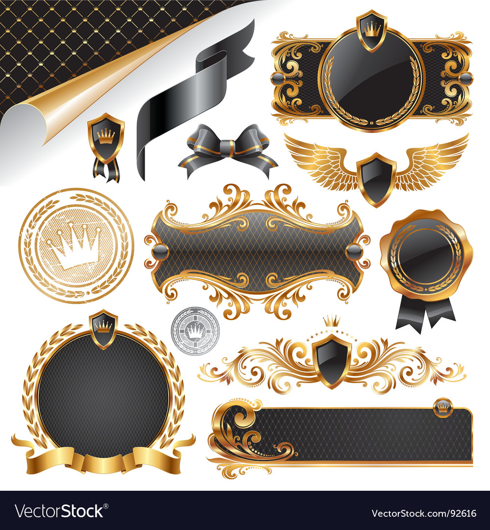 Design elements Royalty Free Vector Image - VectorStock