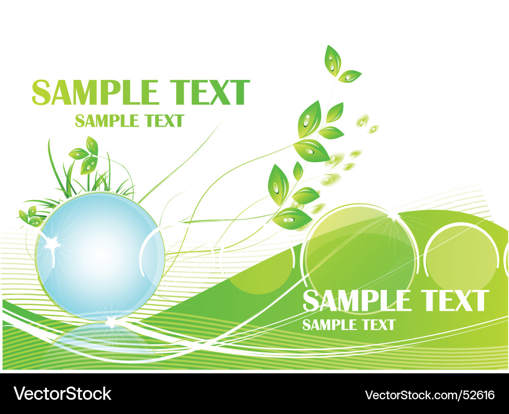 Eco document Royalty Free Vector Image - VectorStock