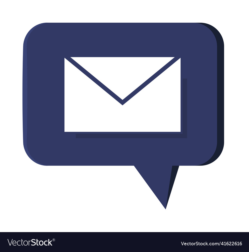 Email social media Royalty Free Vector Image - VectorStock