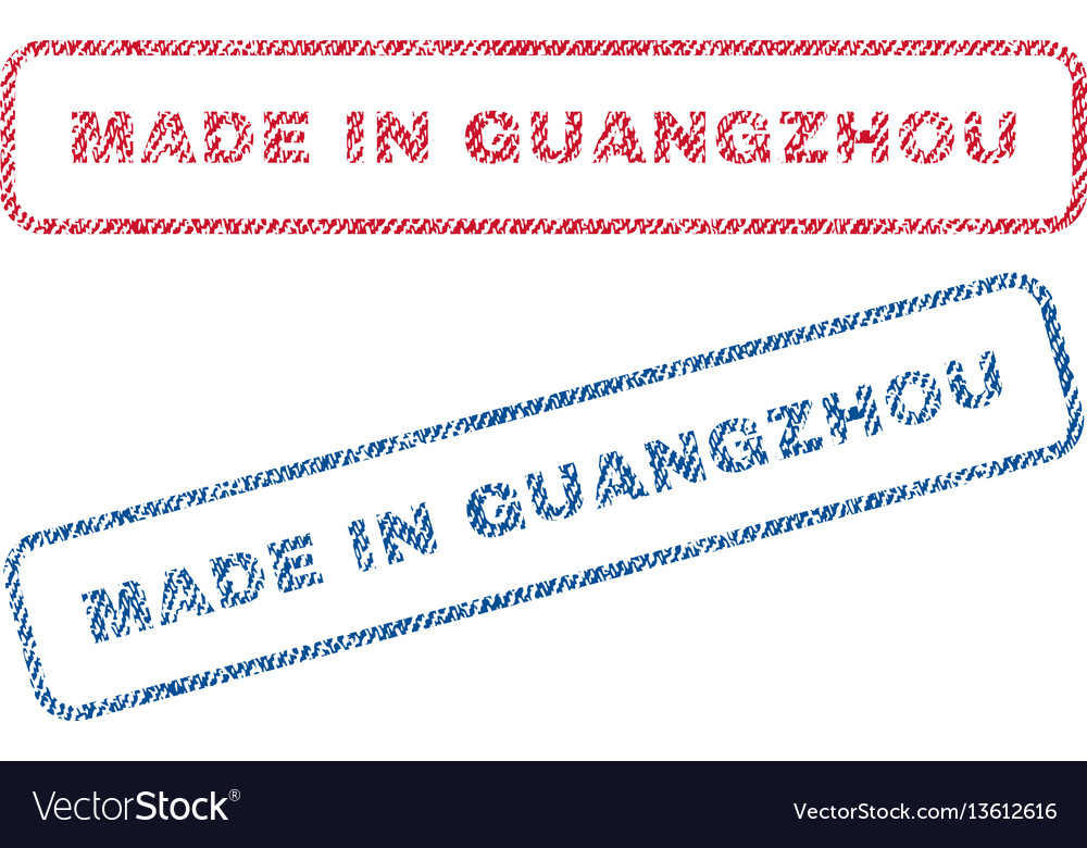 Made in guangzhou textile stamps