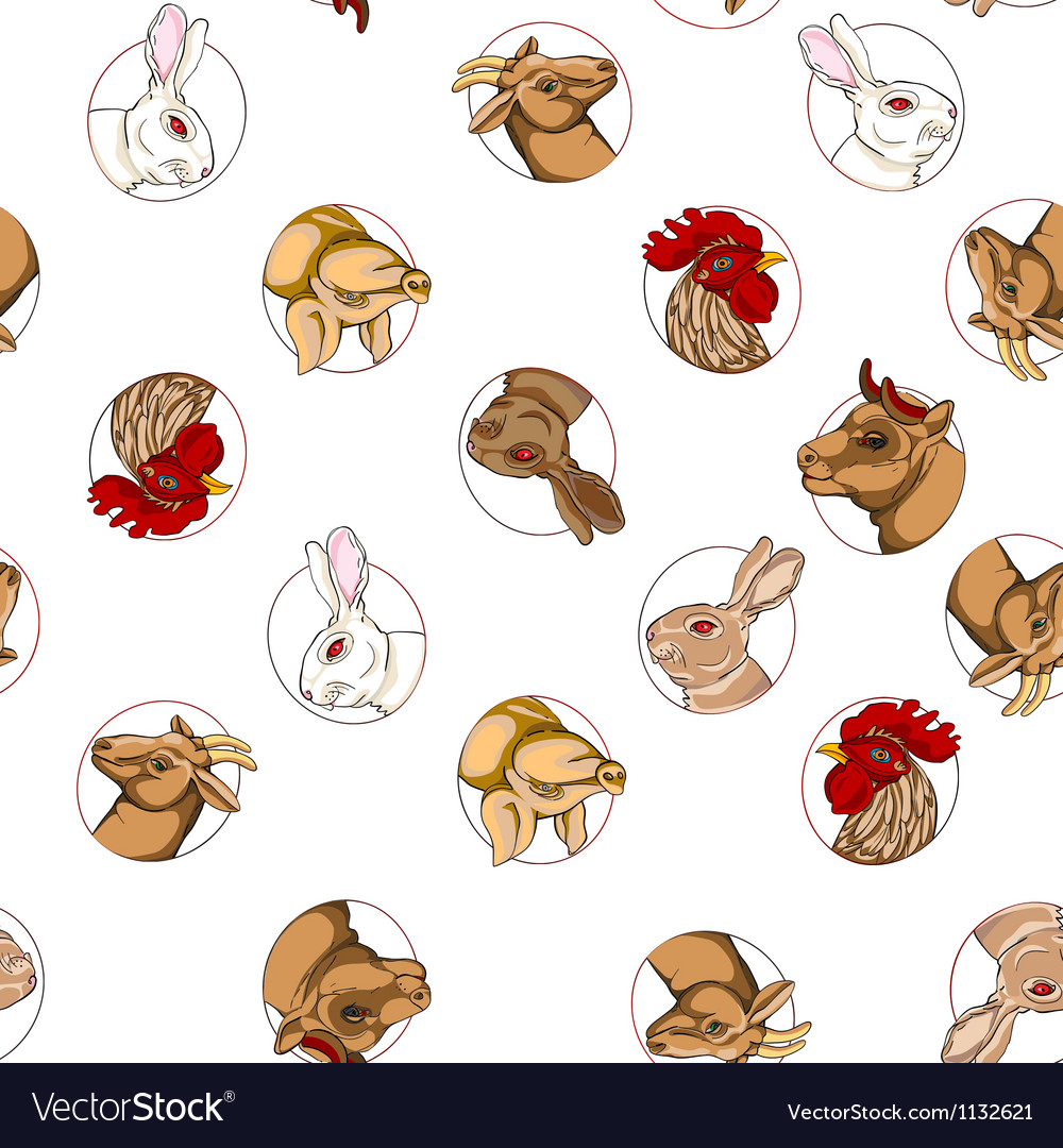 Domestic animals pattern