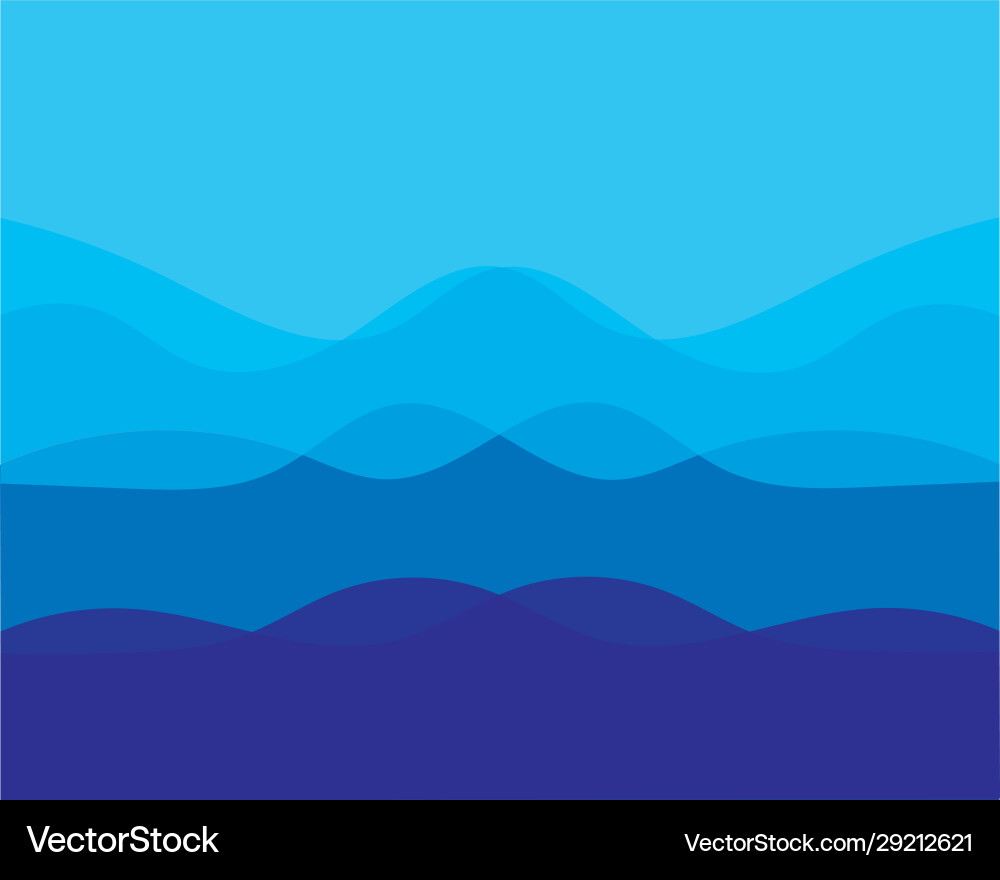 Dynamic wave texture blue background Royalty Free Vector