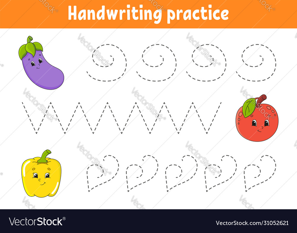 Handwriting pactice Bildung