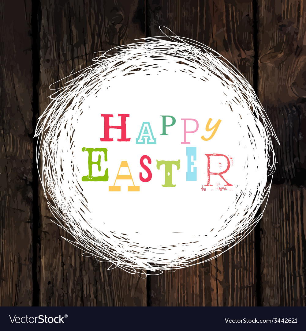 Happy easter card