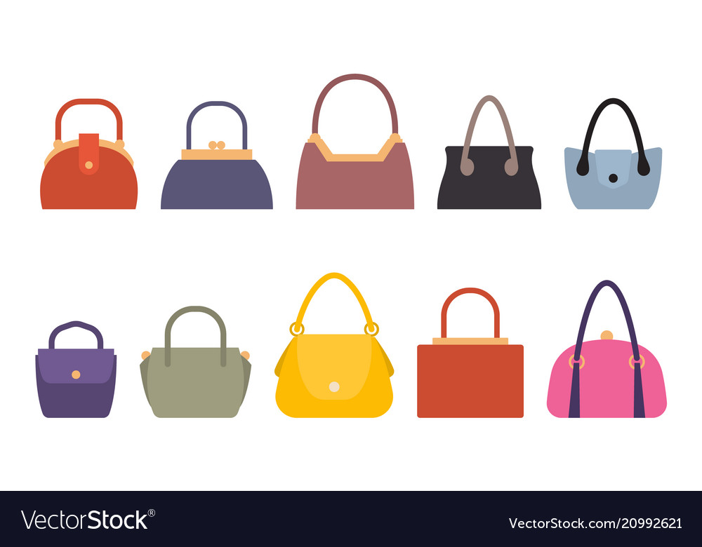 Set of women bags stylish accessory females