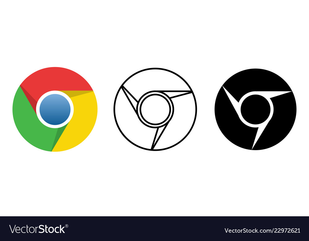 chrome logo vector