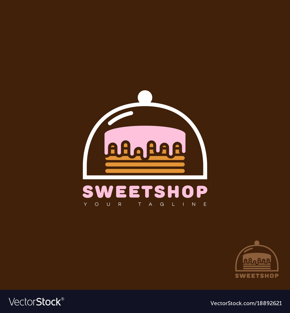 Sweets premium logo design label Royalty Free Vector Image