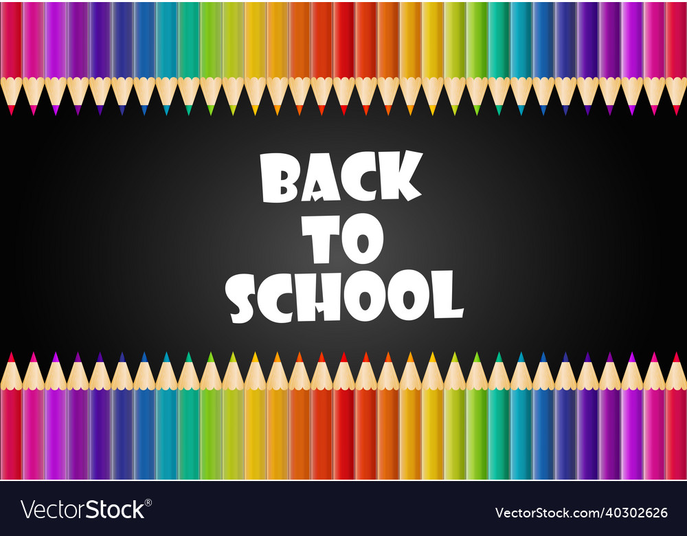 Back to school background Royalty Free Vector Image