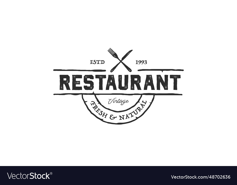 Restaurant menu design vintage Royalty Free Vector Image