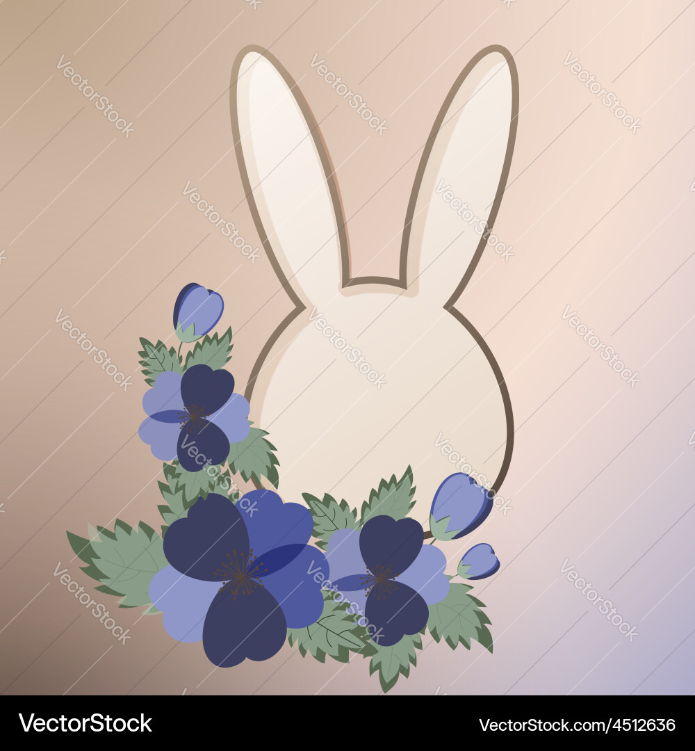 Template Card With Spring Flowers Royalty Free Vector Image