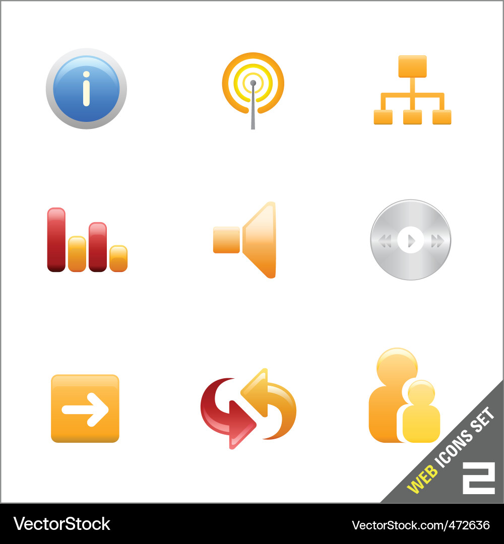 Web icon Royalty Free Vector Image - VectorStock
