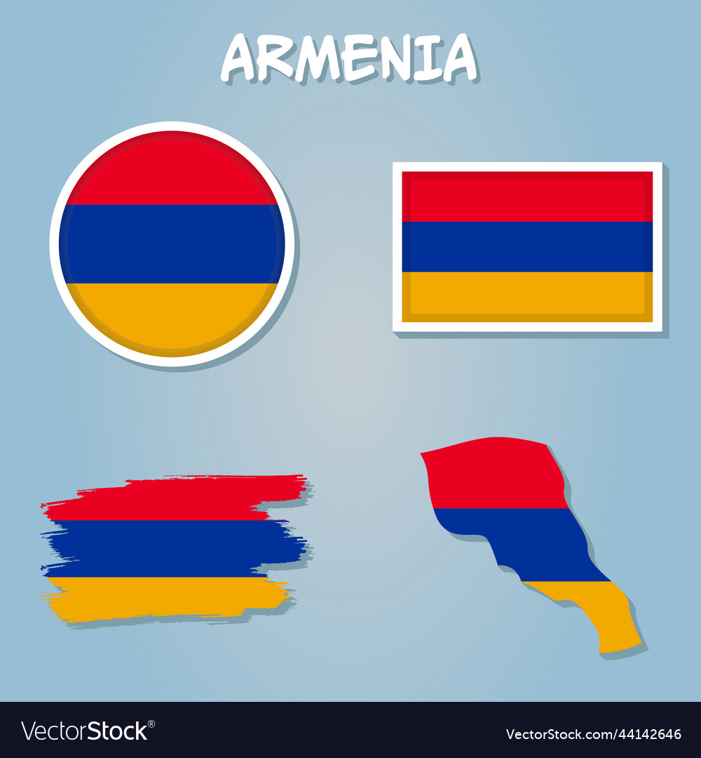 Armenia map Royalty Free Vector Image - VectorStock