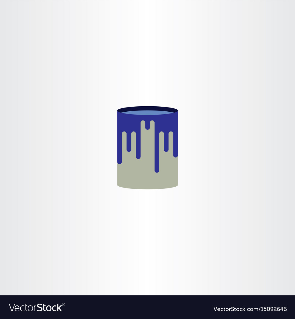 Paint can logo icon symbol Royalty Free Vector Image