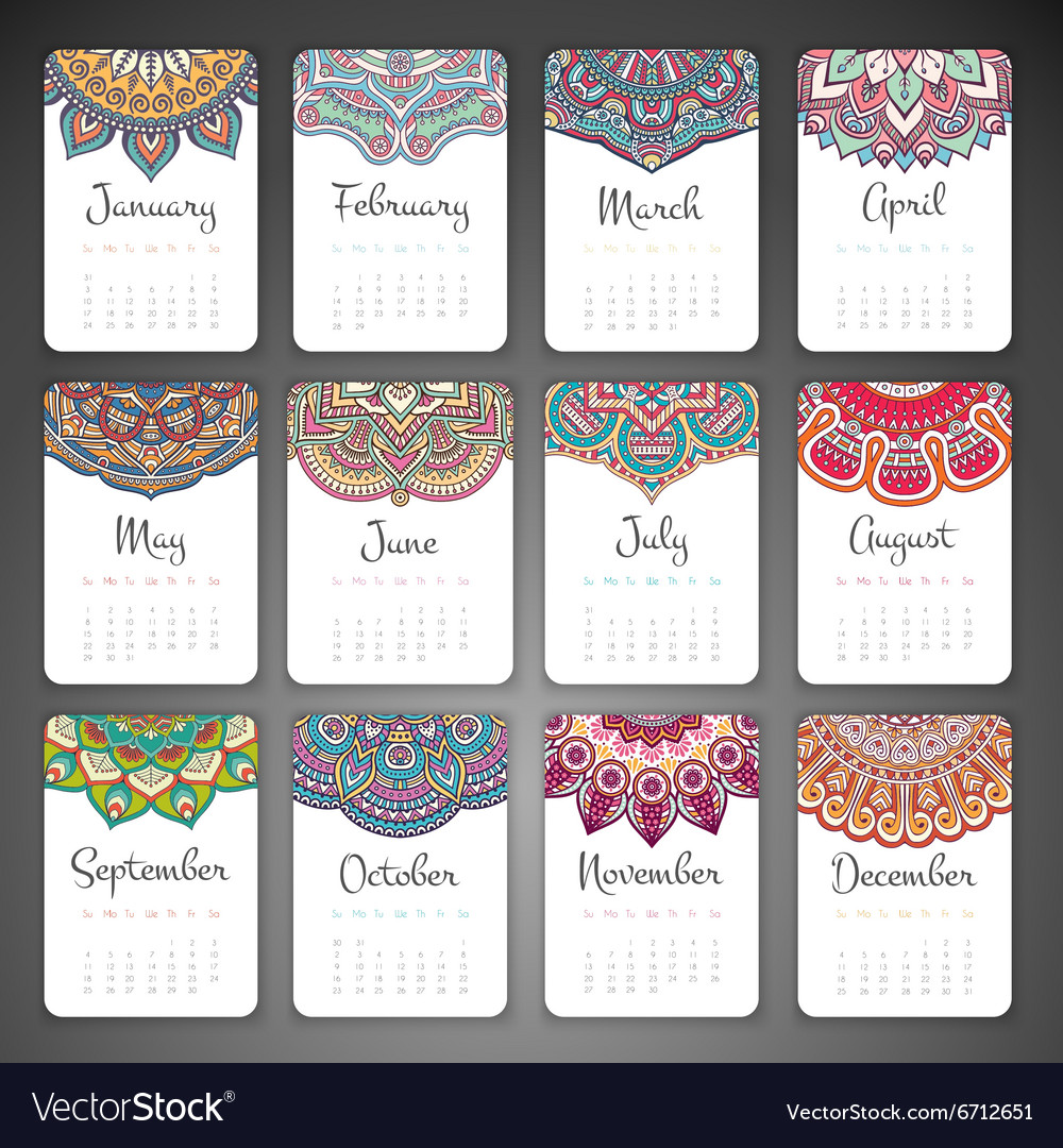 Calendar 2016 Royalty Free Vector Image Vectorstock Calendar 2016 Royalty Free Vector Image Vectorstock