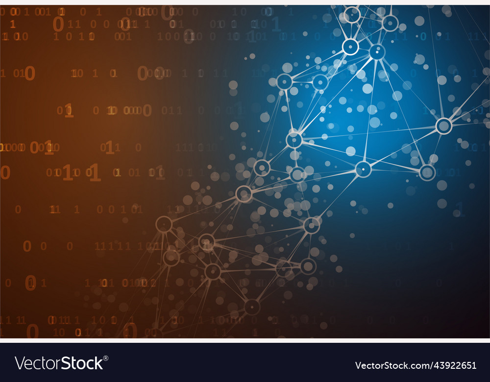 Represent coding technology and programming Vector Image