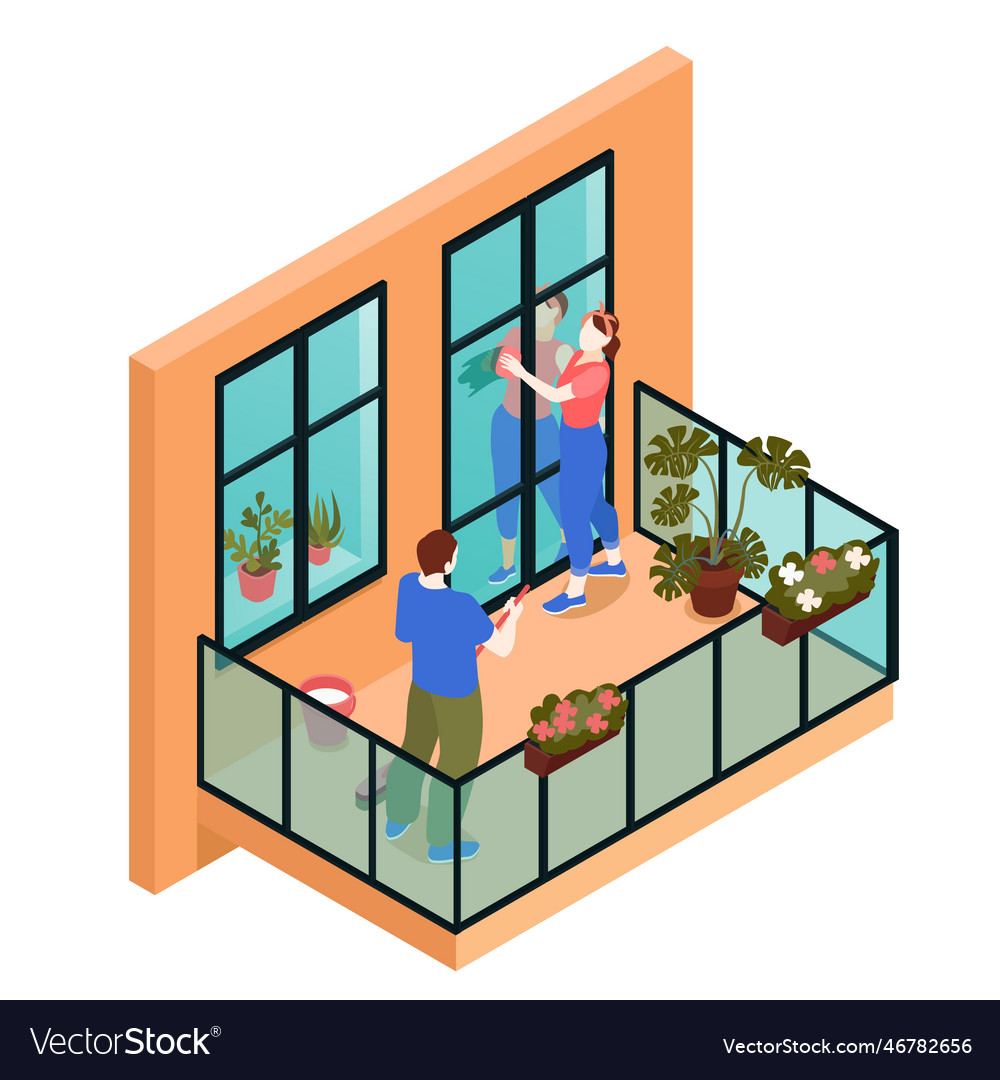 House Balcony Cleanup Composition Royalty Free Vector Image house-balcony-cleanup-composition-royalty-free-vector-image