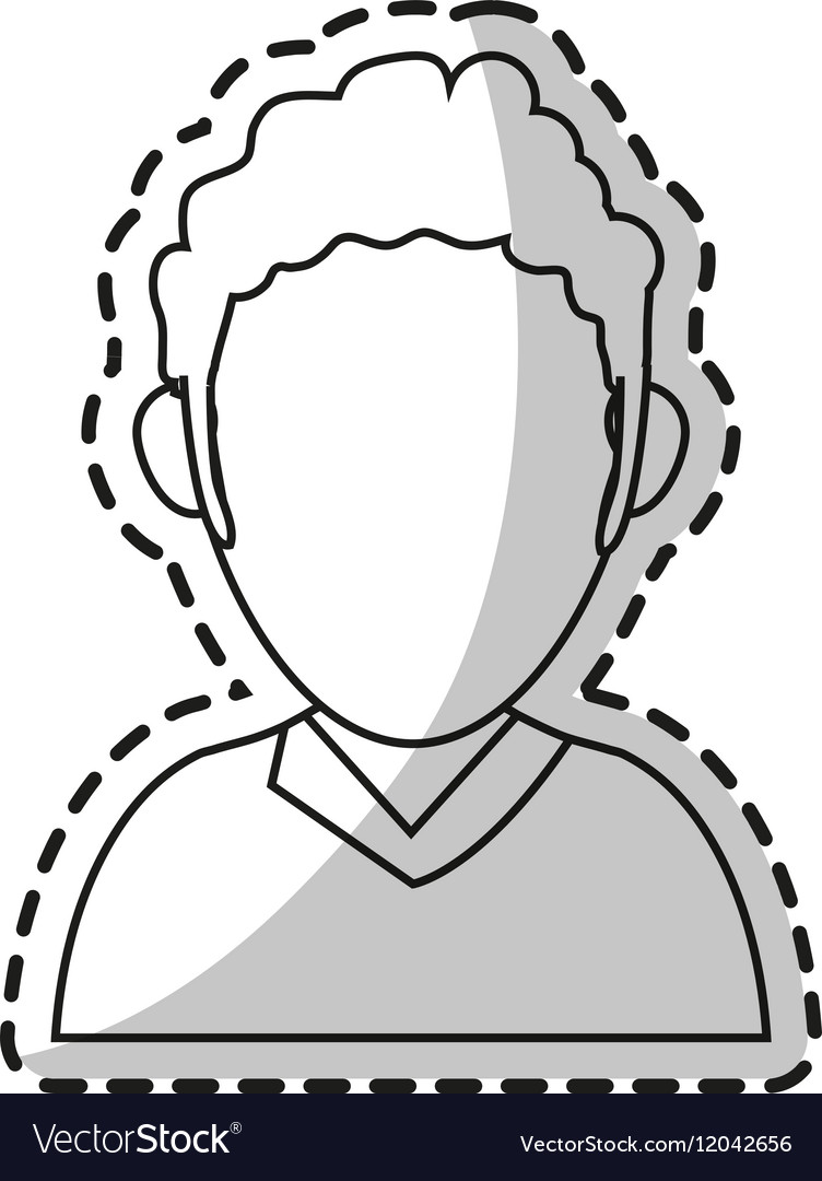 Isolated avatar man design Royalty Free Vector Image