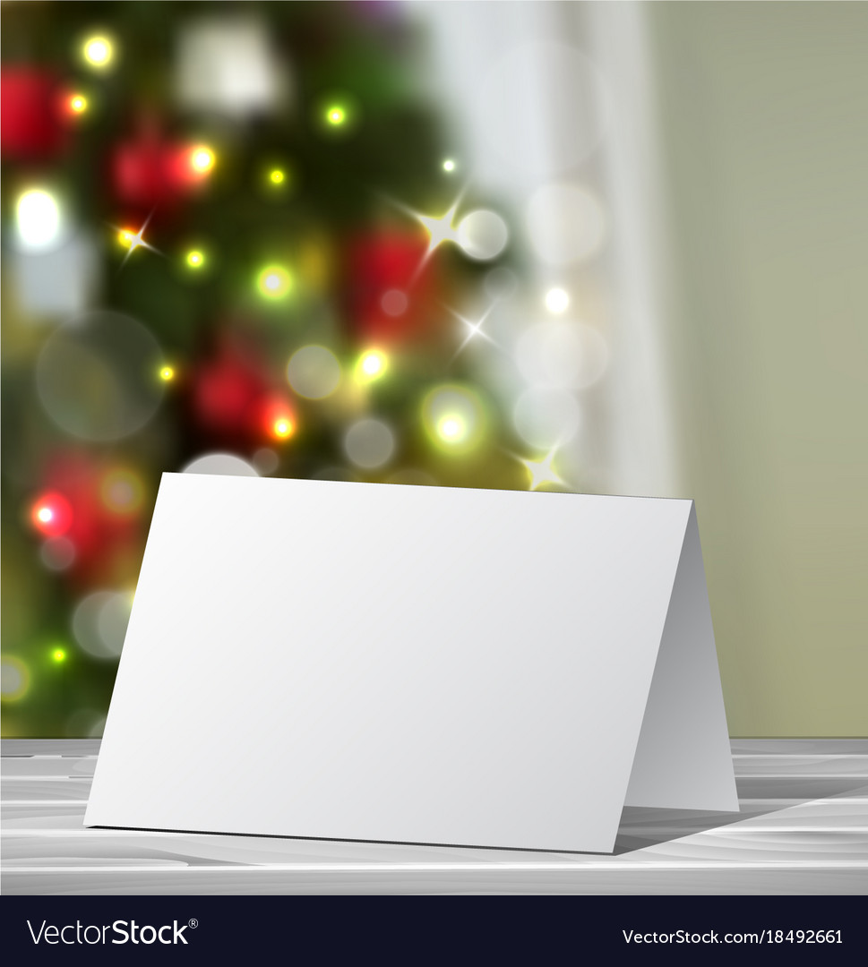 Download Christmas Greeting Card Mock Up Royalty Free Vector Image PSD Mockup Templates
