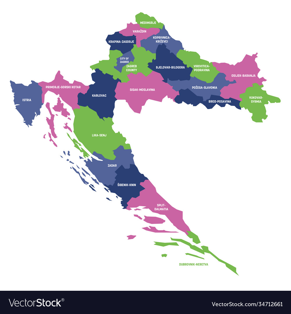 Kroatien - Landkreise