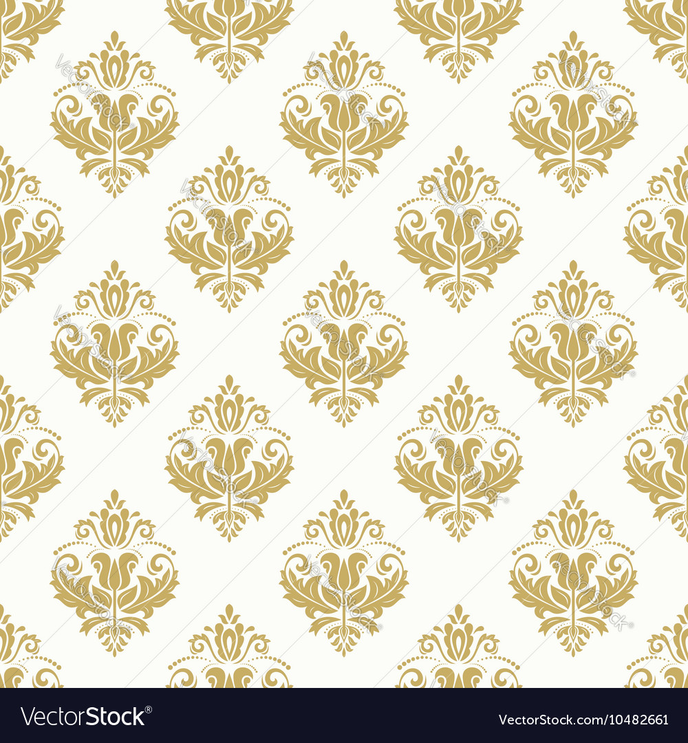 Seamless baroque pattern Royalty Free Vector Image