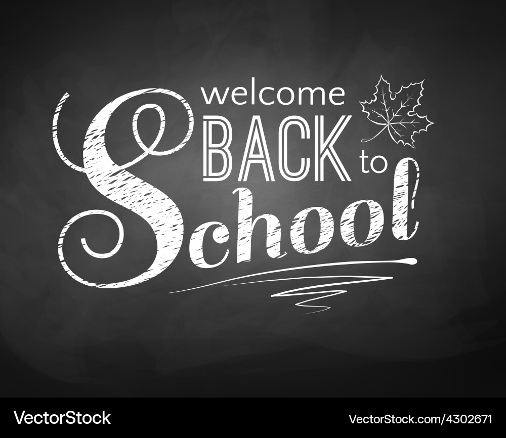 Back to school Royalty Free Vector Image - VectorStock