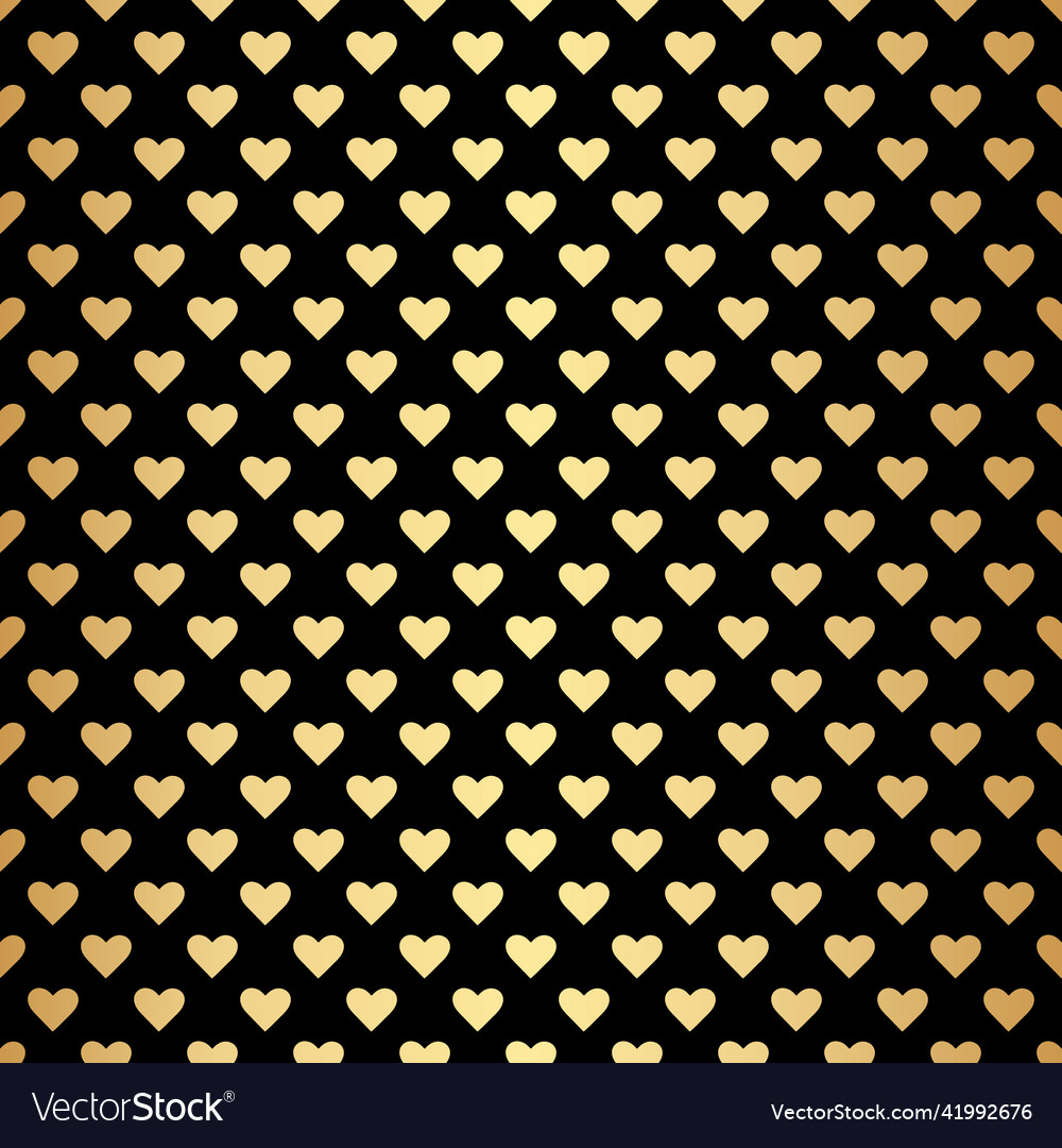 Geometric gold seamless repeat pattern background Vector Image