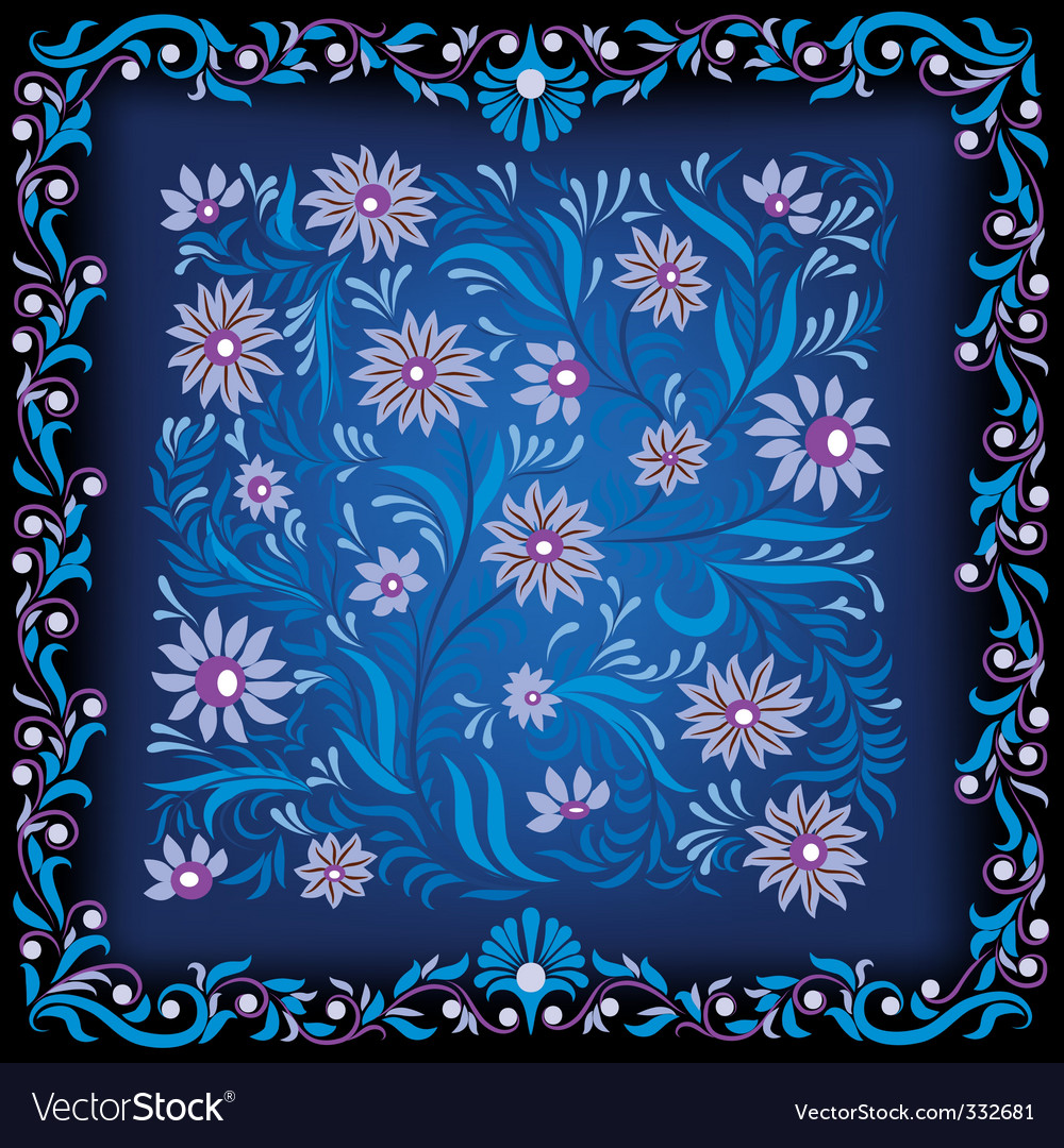 Floral ornament Royalty Free Vector Image - VectorStock