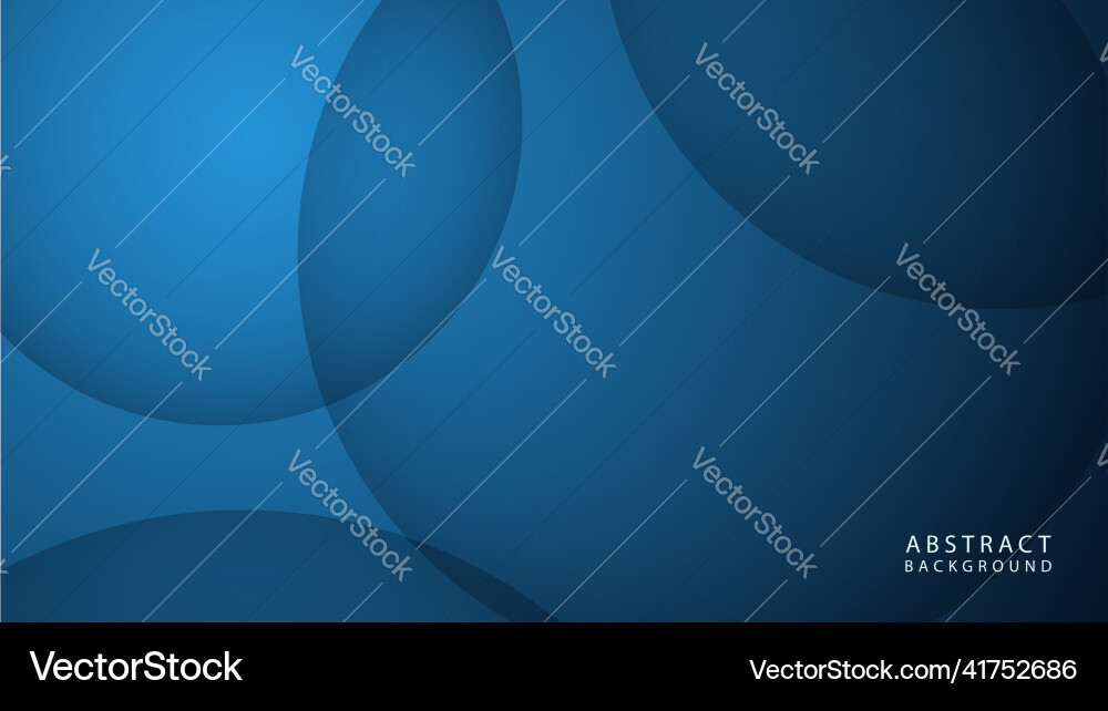 Abstract bubbles on a blue background Royalty Free Vector