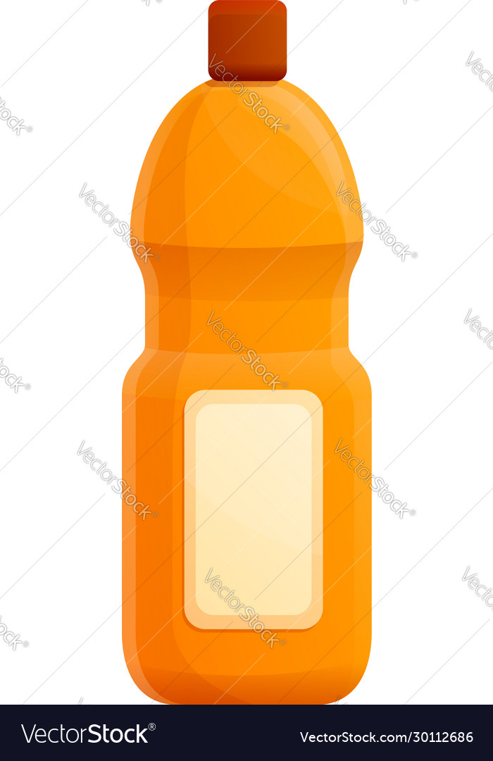 Bath bottle cleaner icon cartoon style Royalty Free Vector