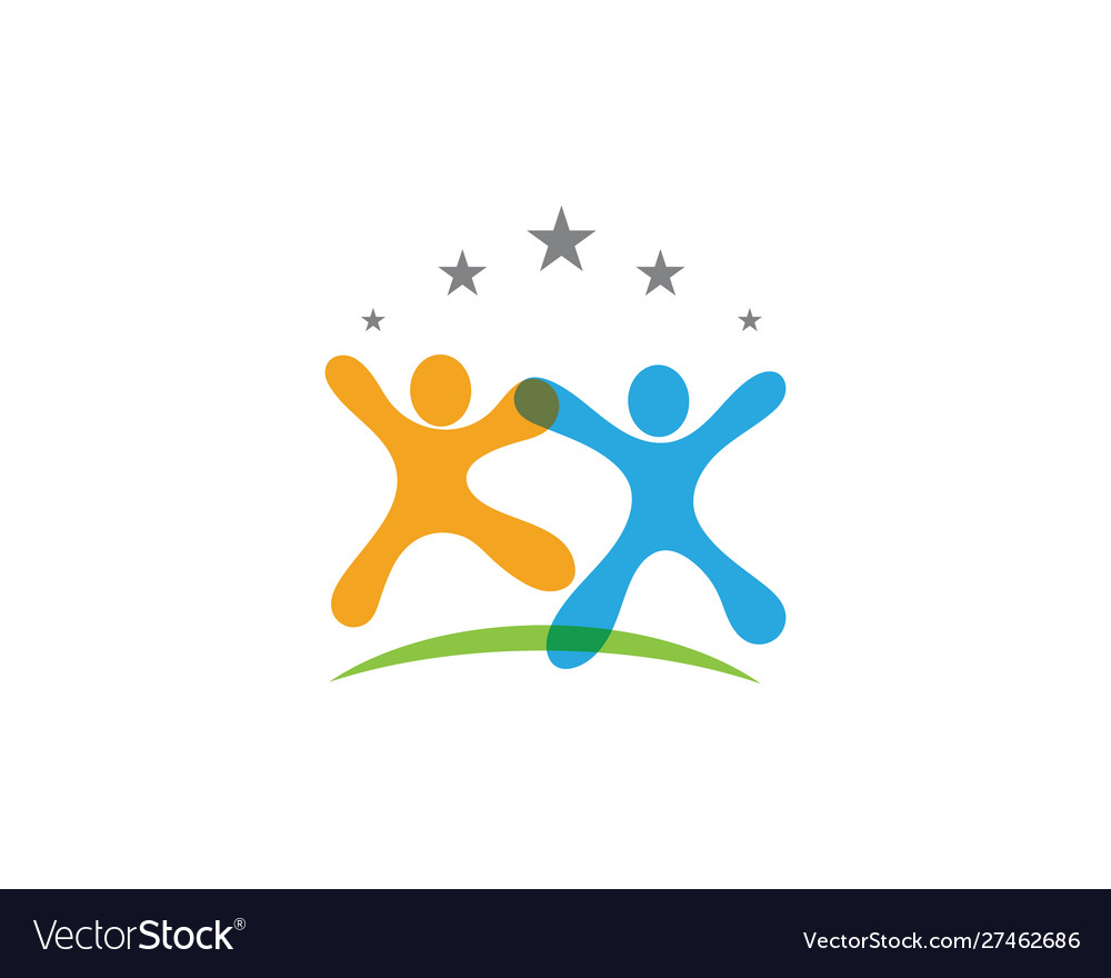 Community social icon design Royalty Free Vector Image