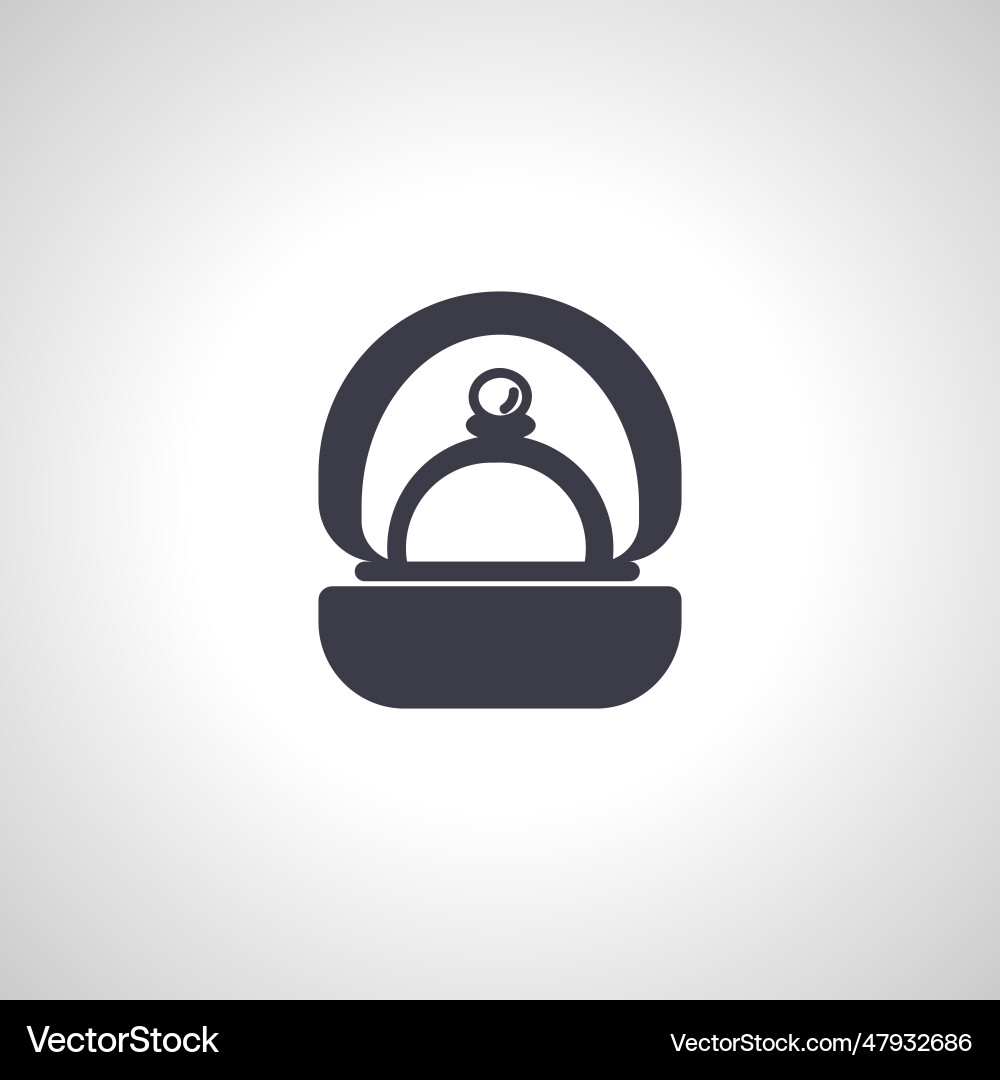 Wedding ring icon ring icon Royalty Free Vector Image