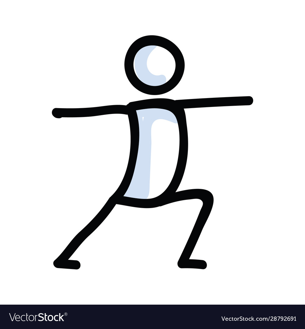 https://cdn2.vectorstock.com/i/1000x1000/26/91/hand-drawn-stick-figure-warrior-yoga-pose-concept-vector-28792691.jpg