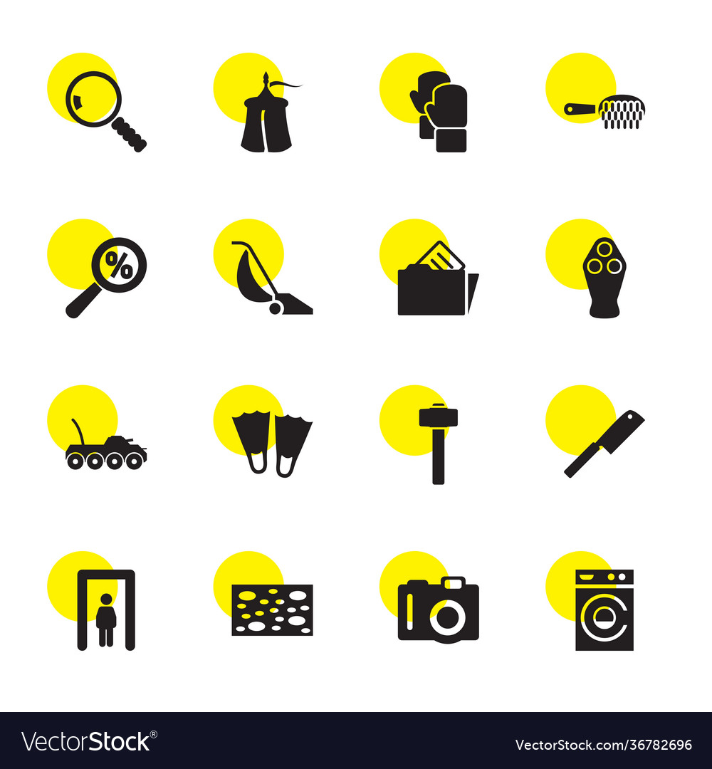 16 equipment icons