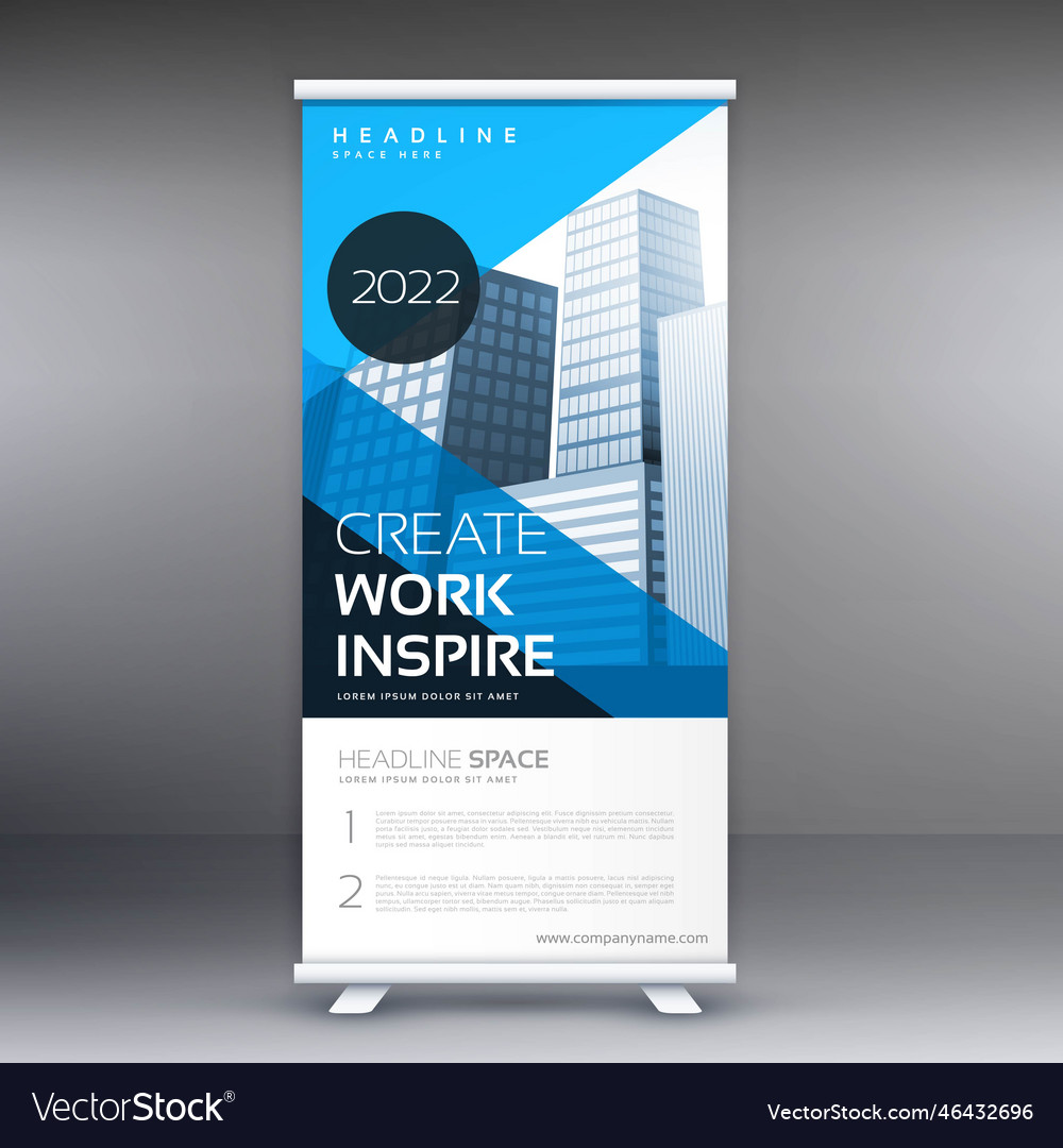 Abstract professional corporate business roll up