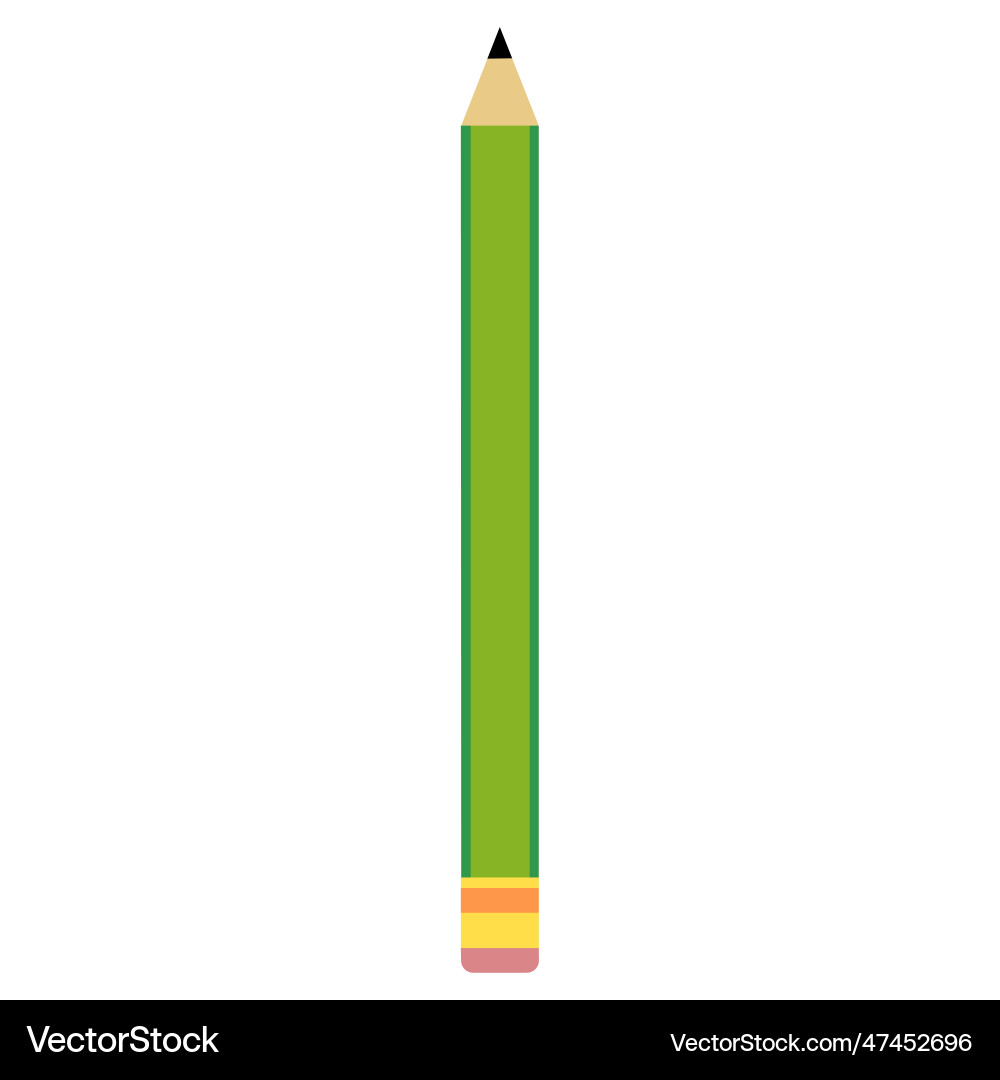 Pencils school and office supplies Royalty Free Vector Image