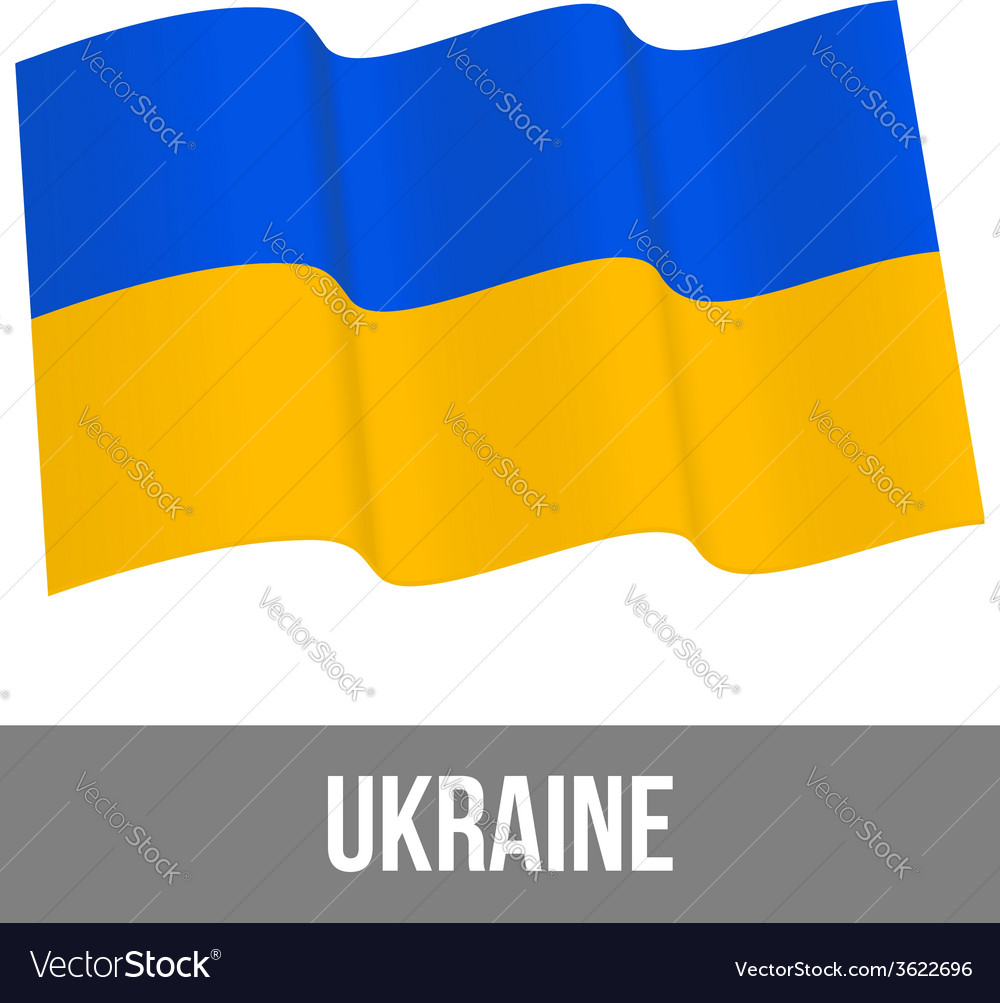 Ukrainische Flagge