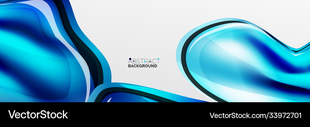 Abstract background flowing liquid style Vector Image