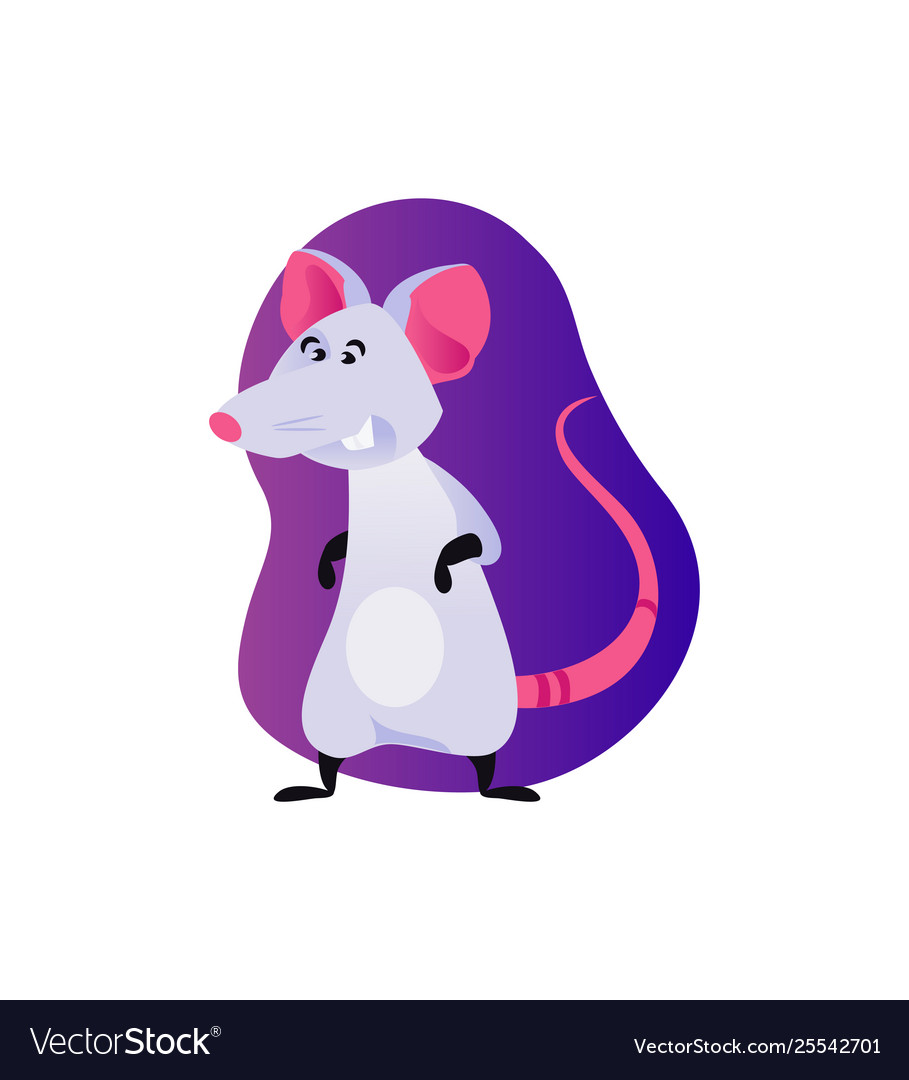 Rat character Royalty Free Vector Image - VectorStock