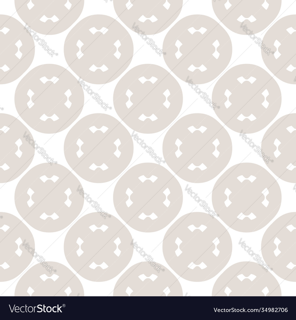 Abstract subtle geometric ornament light beige