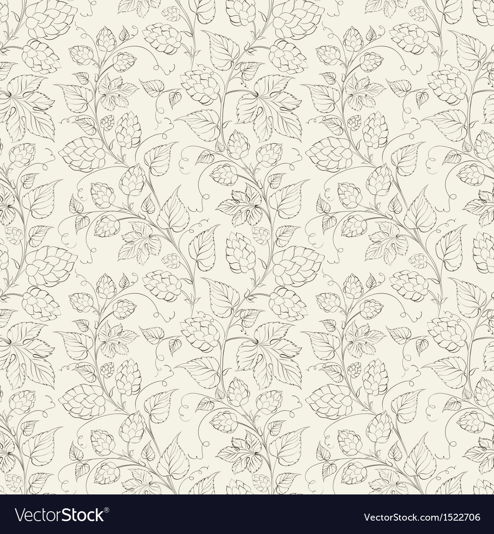 Hop seamless pattern Royalty Free Vector Image