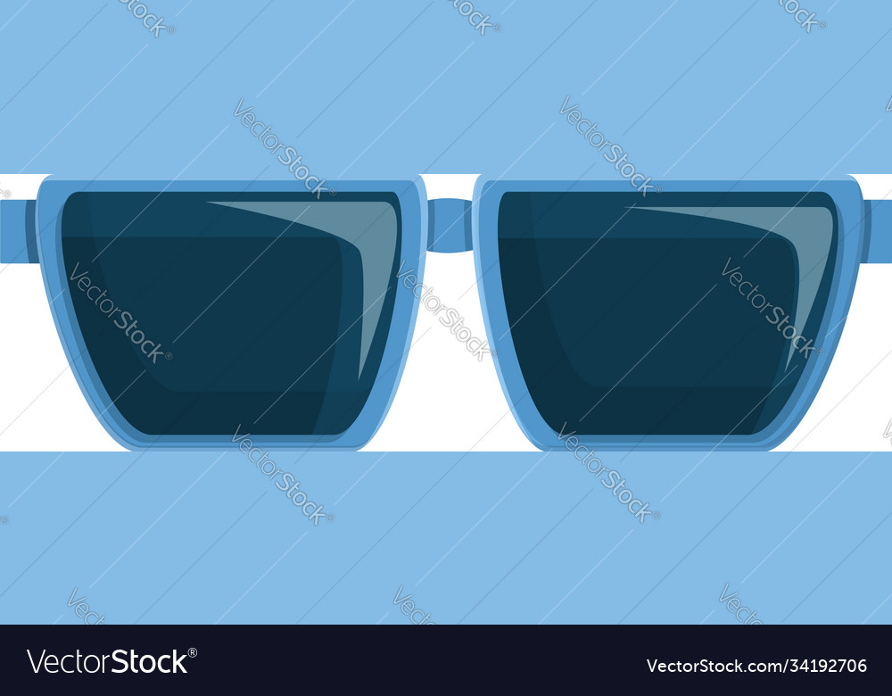 Summer party sunglasses icon cartoon style Vector Image